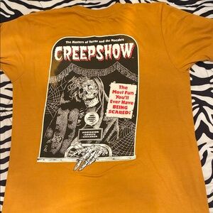 Creepshow Graphic Short Sleeve T-Shirt - Mustard